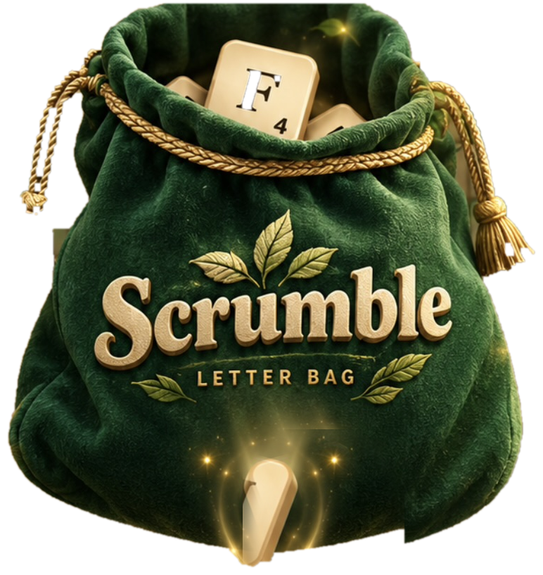 Scrumble letter bag